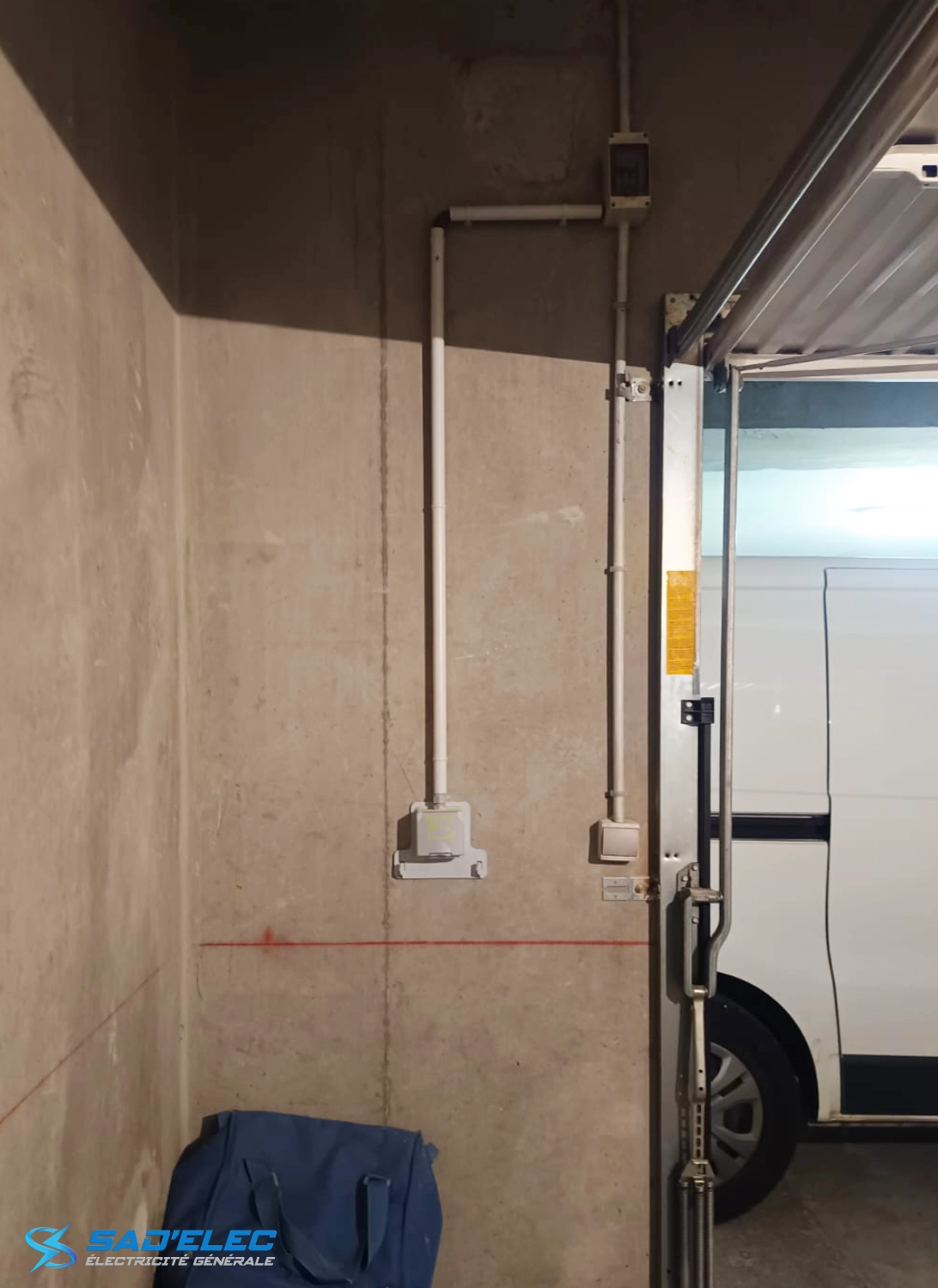 installation de borne de recharge pour véhicule éléctrique