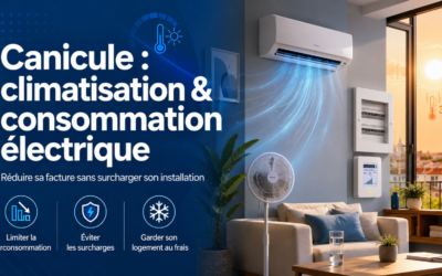 Climatisation et canicule : comment réduire sa consommation électrique sans surcharger son installation ?